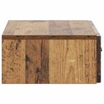 vidaXL Table d'appoint murale 59 x 34 5 x 17 cm Bois d'ingénierie