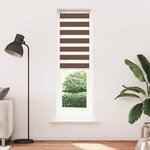vidaXL Store zèbre marron 55x200 cm largeur du tissu 50 9 cm polyester