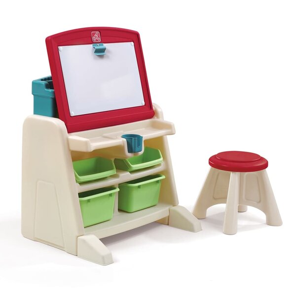 Step2 Bureau / table à dessin avec tabouret Flip & Doodle 836500
