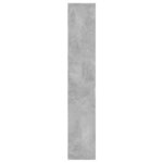 vidaXL Étagère murale Gris béton 36x16x90 cm Bois d'ingénierie