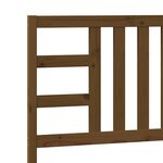 vidaXL Tête de lit Marron miel 106x4x100 cm Bois massif de pin