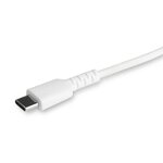 STARTECH Câble USB-C vers Lightning Blanc Robuste 2 m - iPad/iPhone - Apple MFi Cert.