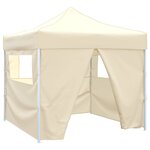 vidaXL Tente de fête 291 x 291 x 315 cm Crème Tissu Oxford