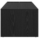 vidaXL Table basse Chêne noir 101 5 x 50 x 37 cm Bois d'ingénierie