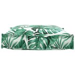 vidaXL Coussin pour assise de palette Motif de feuille 70 x 70 x 12 cm