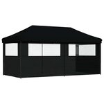 vidaXL Tente de fête 292 x 580 x 315 cm Noir Tissu Oxford