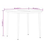 vidaXL Ensemble à manger de jardin avec coussins 3 Pièces Beige