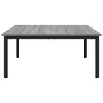 vidaXL Table basse Gris Sonoma 100 x 100 x 45 cm Bois d'ingénierie