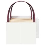 vidaXL Lit Haut pour Enfants avec Tunnel Blanc et rose