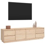 vidaXL Meuble TV 176x37x47 5 cm Bois de pin massif