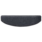vidaXL Tapis d'escalier auto-adhésifs 15 Pièces Gris foncé et bleu
