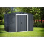 DURAMAX Abri de jardin métal 4,77m² - Anthracite