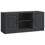 vidaXL Meuble TV Noir 102 x 34 5 x 47 cm Bois d'ingénierie