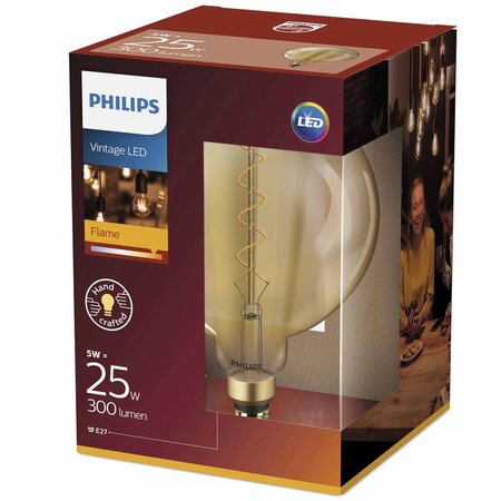 Philips ampoule led giant 5 w 300 lumens flamme 929001817201