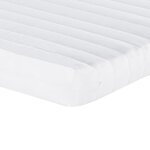 vidaXL Lit de jour avec gigogne et matelas gris clair 90x200cm velours
