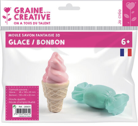 Moule pour Savon Glace Bonbon