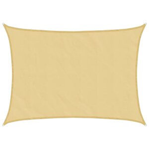 vidaXL Voile d'ombrage sable 7x5 m 100 polyester oxford