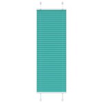 vidaXL Store plissé vert pétrole 40x150 cm largeur du tissu 39 4 cm