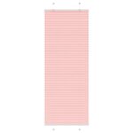 vidaXL Store plissé rose 70x200 cm largeur du tissu 69 4 cm polyester