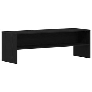 vidaXL Meuble TV chêne noir 120x40x40 cm bois d'ingénierie