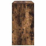vidaXL Bureau Chêne fumé 100 x 40 x 76 cm