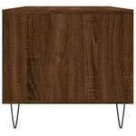 vidaXL Table basse Chêne marron 90x49x45 cm Bois d'ingénierie