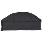 vidaXL Coussin pour banc de palette Noir 100 x 40 x 8 cm Tissu Oxford