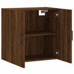 vidaXL Armoire murale chêne marron 60x31x60 cm bois d'ingénierie
