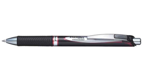 Stylo roller Liquid Gel EnerGel Document  rouge PENTEL