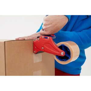 Ruban Adhésif d'Emballage 4124 PVC Supérieur 50mm x 66m Transparent x 6 TESA