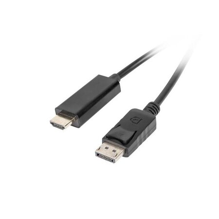 Câble DisplayPort M - HDMI M, 1m noir LANBERG