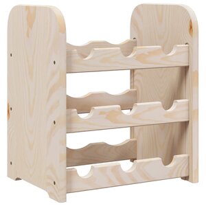 vidaXL Casier à vin 33x25x37 cm bois de pin massif