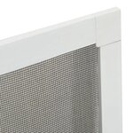 vidaXL Moustiquaire pour fenêtres Blanc 80x120 cm