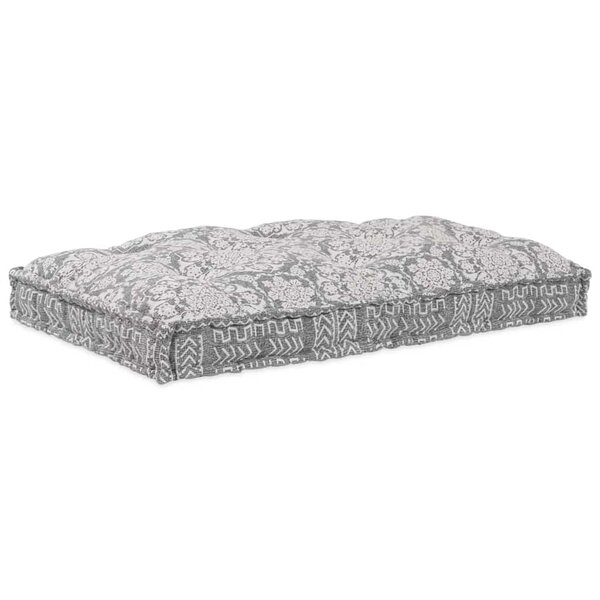 vidaXL Coussin de canapé Gris clair 120 x 80 x 12 cm tissu
