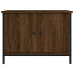 vidaXL Meuble TV avec portes chêne marron 60x35x45cm bois d'ingénierie