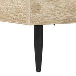 vidaXL Cadre de lit Chêne Sonoma 80 x 200 cm Bois d'ingénierie