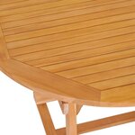 vidaXL Ensemble à manger de jardin 9 Pièces Bois de teck massif