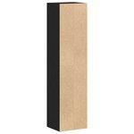 vidaXL Bibliothèque Chêne noir 36x30x143 cm Bois d'ingénierie