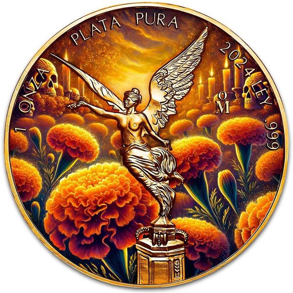 Pièce de monnaie en Argent g 31.1 (1 oz) Millésime 2024 MEXICAN LIBERTAD
