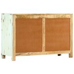 vidaXL Buffet Bleu clair 110x35x70 cm Bois de manguier massif