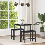 vidaXL Table de salle à manger / Table de repas MÉTAL