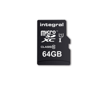 Carte mémoire Micro SD Integral UltimaPro 64 Go Class 10 +