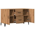 vidaXL Buffet chêne artisanal 100x36x60 cm bois d'ingénierie