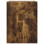 vidaXL Meuble TV mural Chêne fumé 30 x 31 x 40 cm Bois d'ingénierie