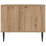 vidaXL Table basse Chêne artisanal 90 x 50 x 40 cm Bois d'ingénierie