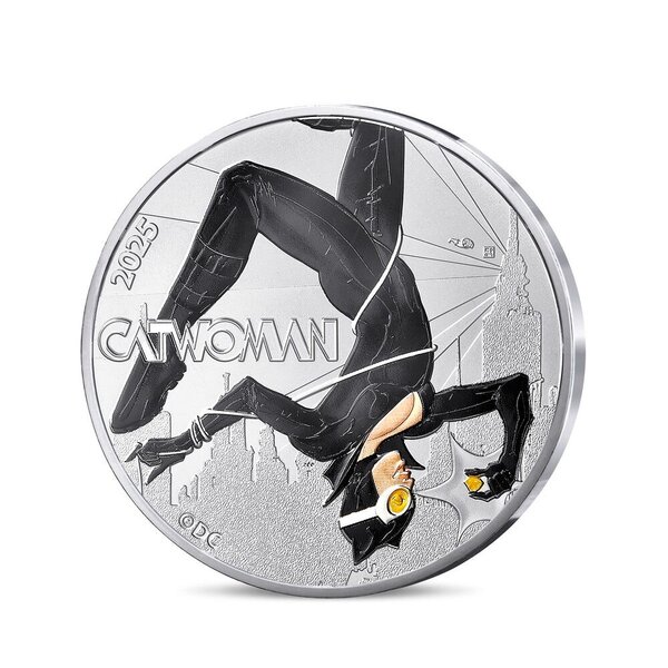 DC COMICS - Monnaie de 10€ Argent CATWOMAN