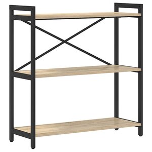vidaXL Étagère Chêne Sonoma 80 x 30 x 85 cm Bois d'ingénierie