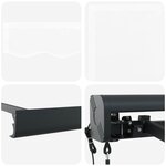 vidaXL Auvent Blanc 350 x 250 x 165 cm Polyester et Aluminium