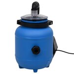 vidaXL Pompe de filtration de piscine Noir et bleu 4 m³/h