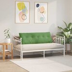 vidaXL Coussin de Dos Vert clair 140 x 50 cm Tissu en velours côtelé